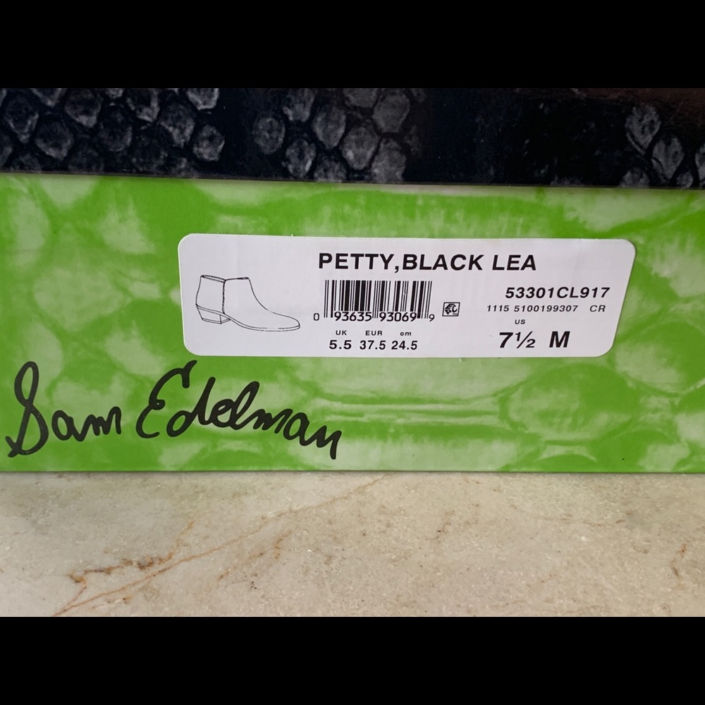 Sam Edelman Black ankle Bootie size 71/2